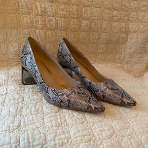 Kelly & Katie - Brown and Tan Snake Skin - Size 9 1/2" - Heel 2 1/2" - NWOT